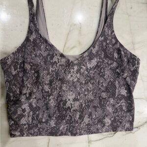 Lululemon Athletica Align Tank in Hideaway Camo  Lunar Rock size 10 (no pads)